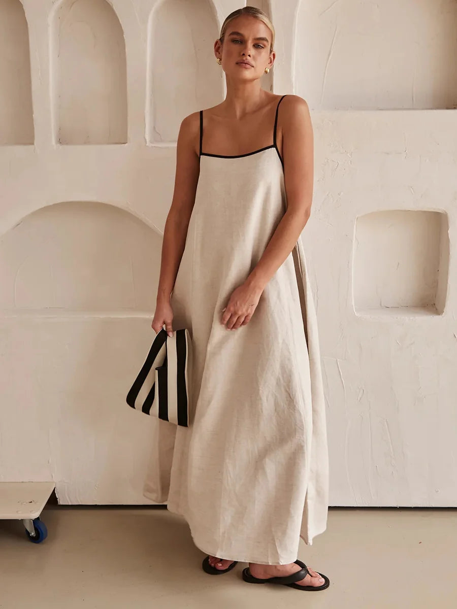 white christmas dresses This Is It Cream Ditsy Floral Swing Dress – Shop the Mint main image 0
