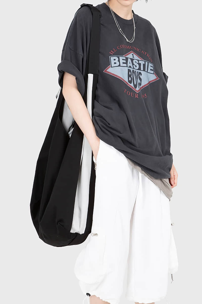 Men's and women's stitching messenger bag | IFAUN