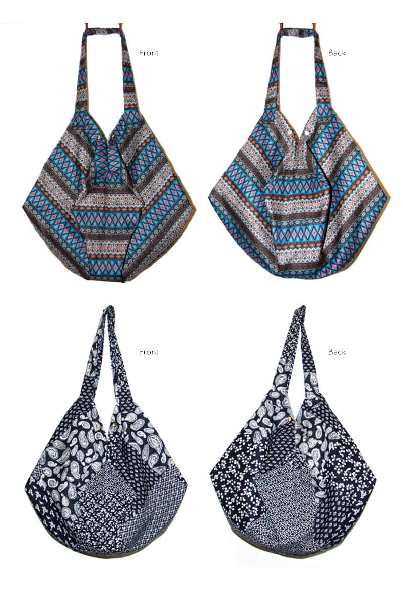 Leisure linen cotton large capacity beach bag | IFAUN