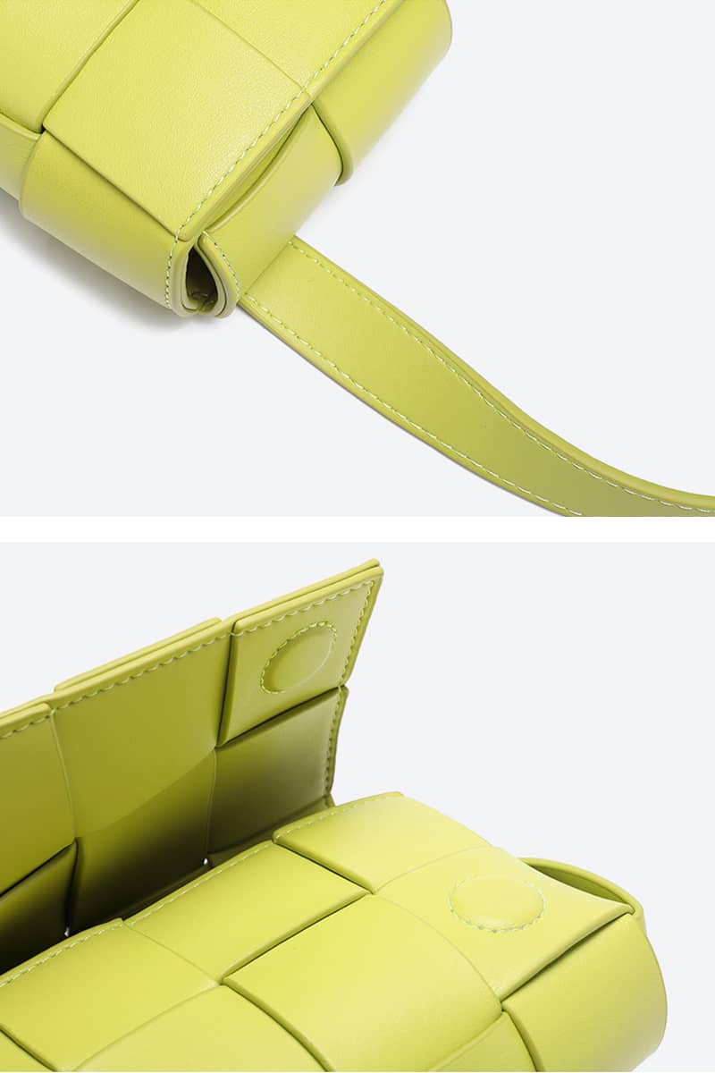 Women's fashion woven leather crossbody bag | IFAUN