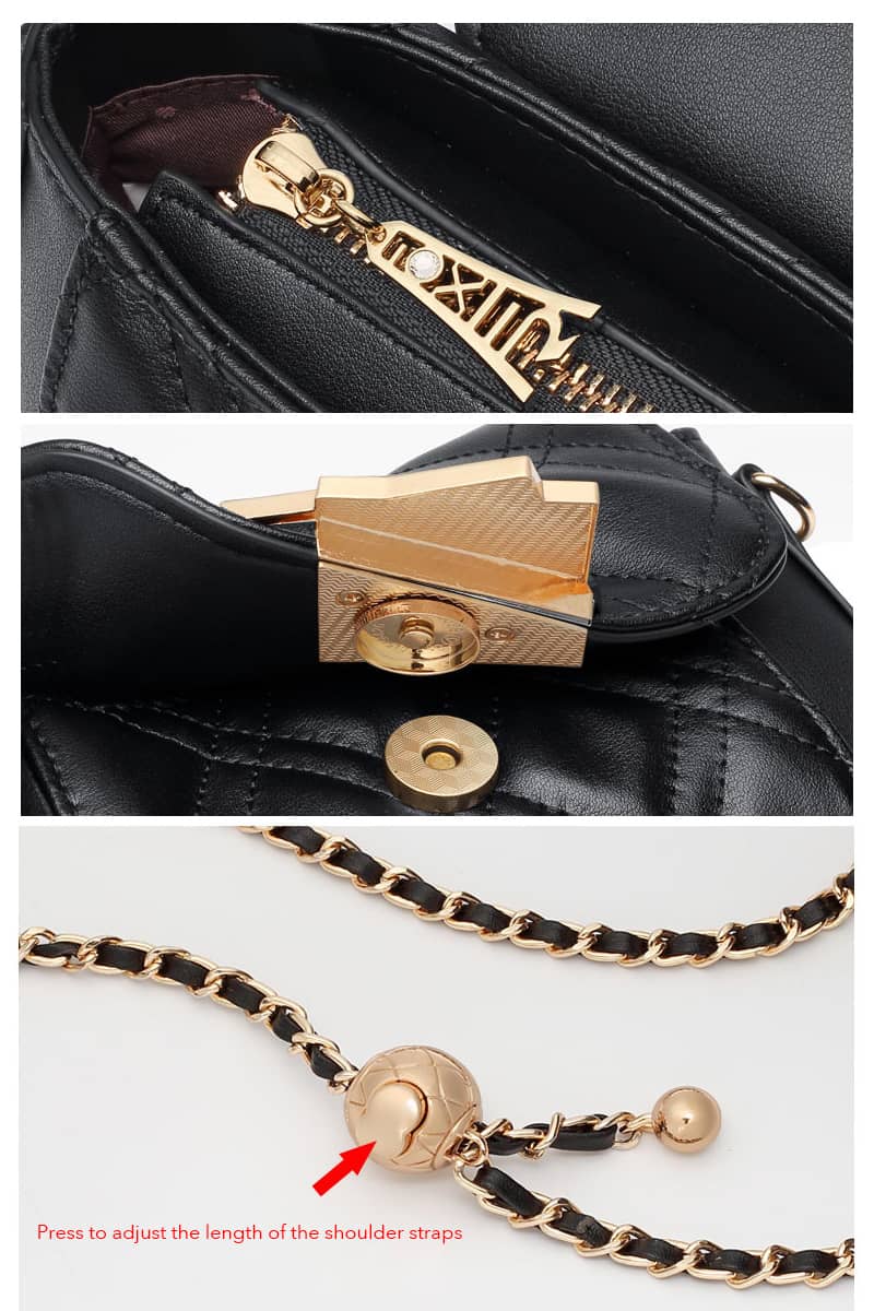 Chain messenger bag PU small bag