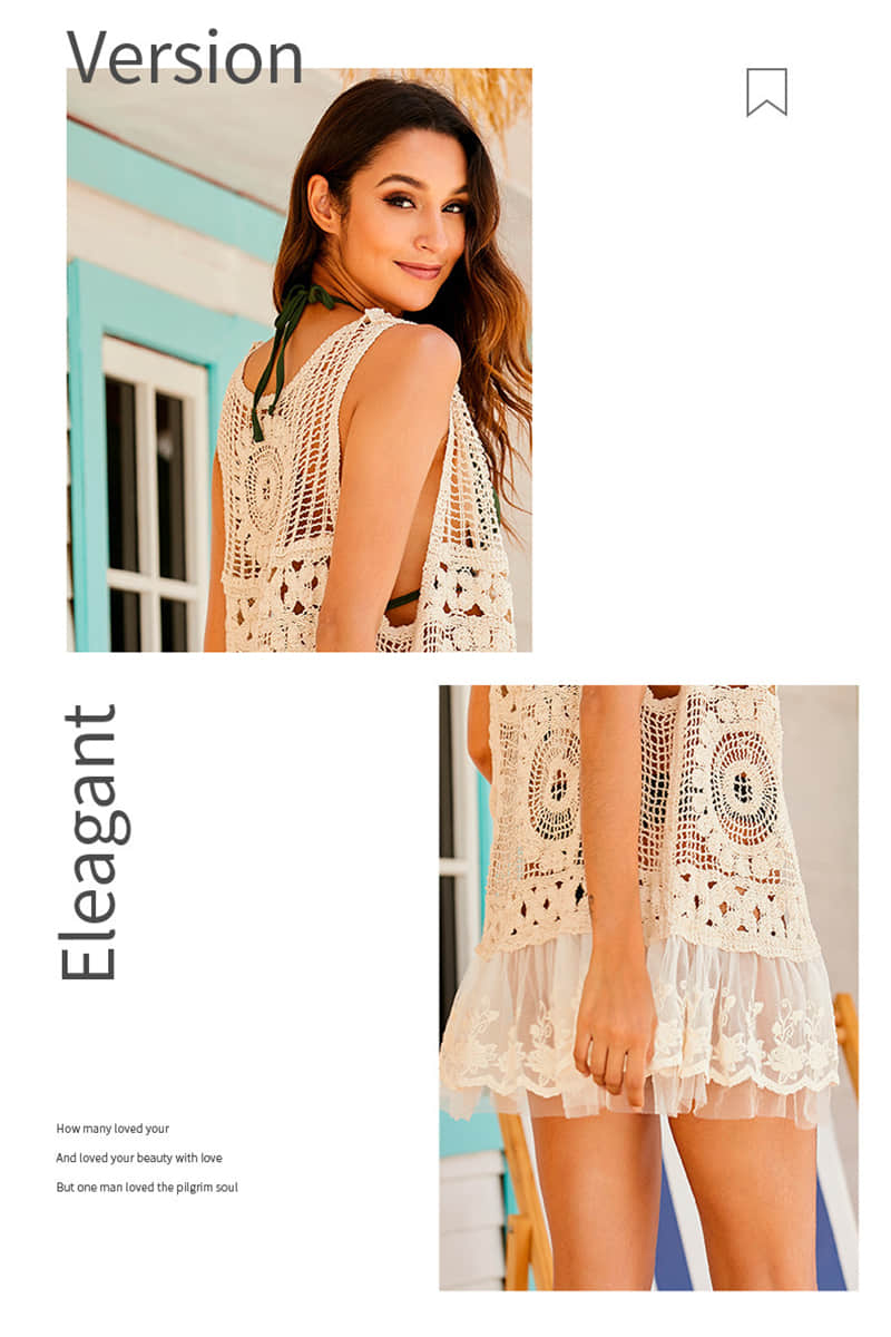 Bohemian Sheer Crochet Top | IFAUN