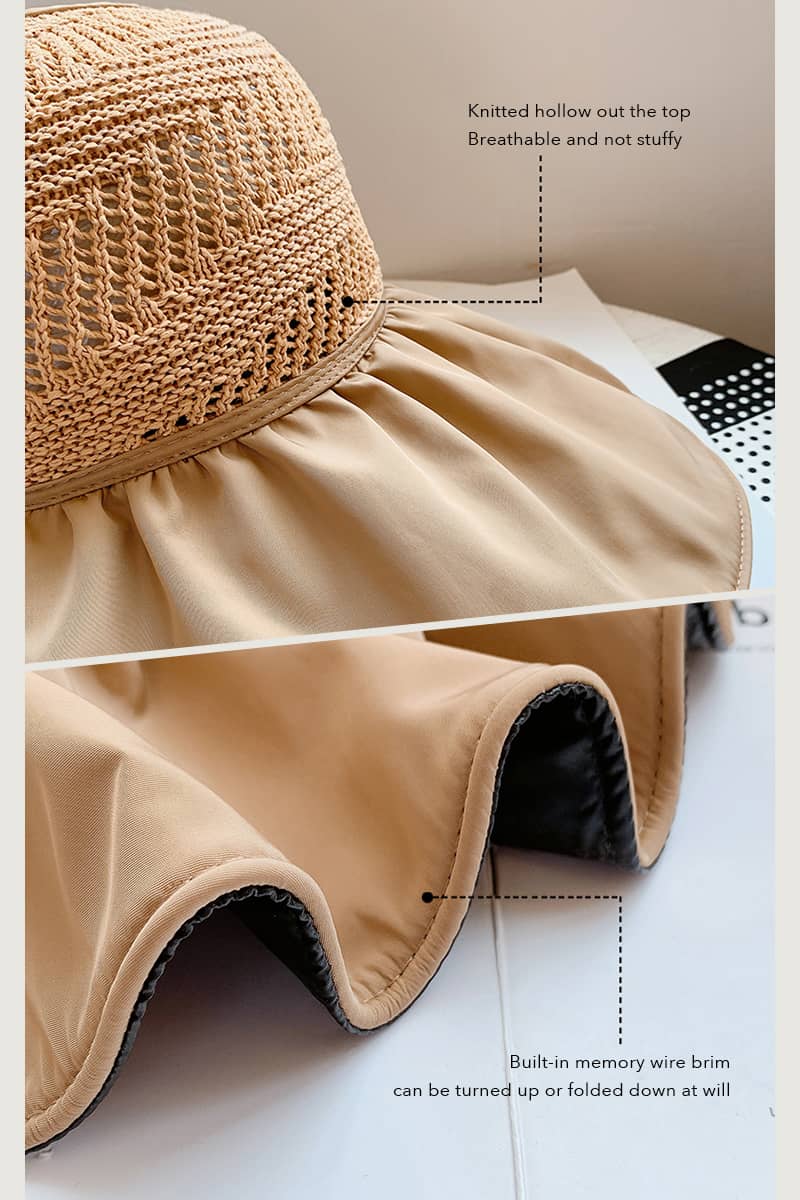 Sun protection vinyl empty top hat visor hat