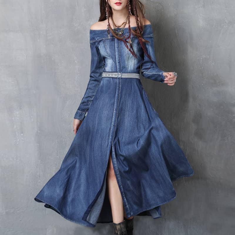 sachin and babi light blue dress Thrifted this embroidered 1970s Landlubber denim dress!! :  r/ThriftStoreHauls main image 0