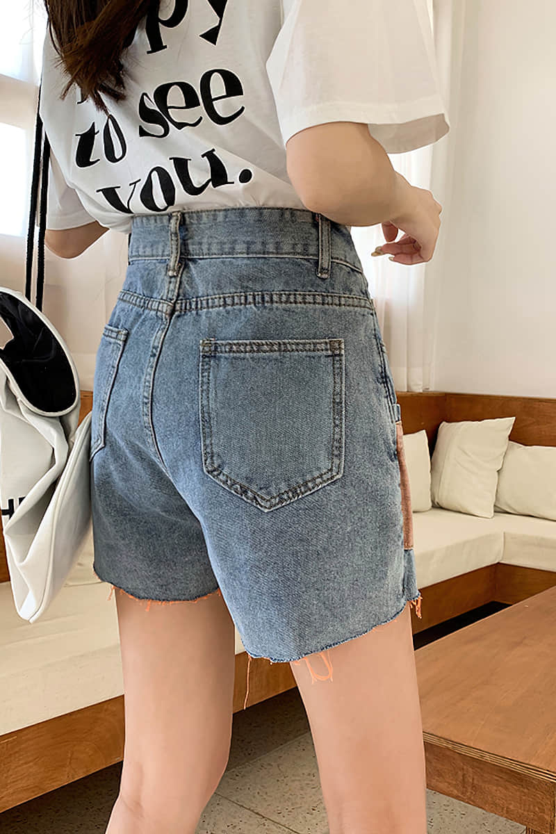 Mini A-Line Denim Skirt | IFAUN