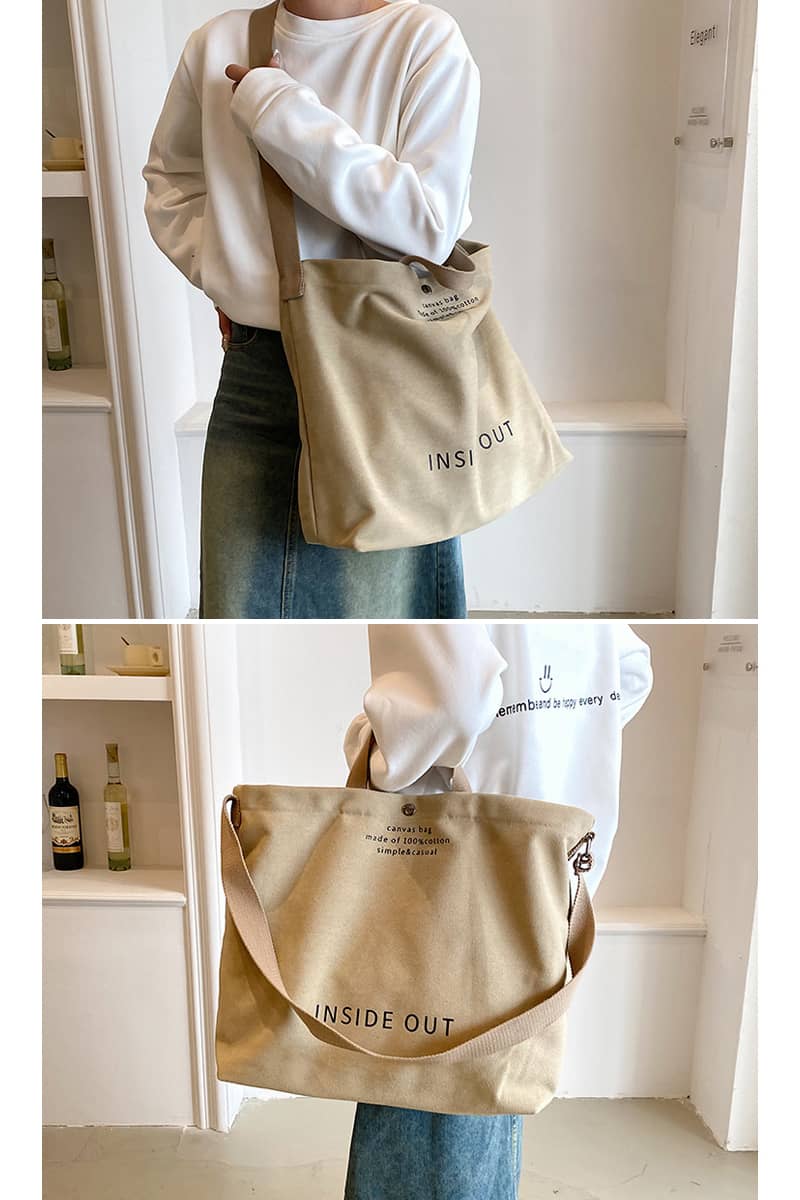 Vintage Canvas Tote Bag