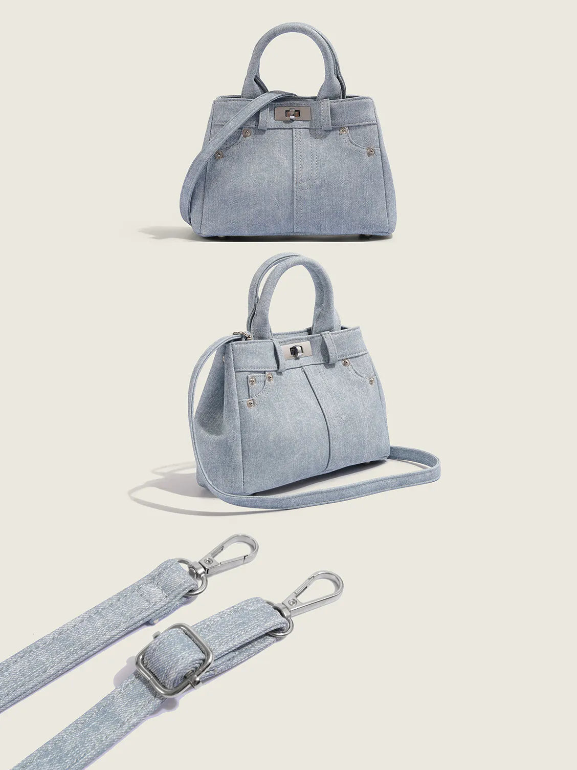 All-match denim cross-body bag handbag