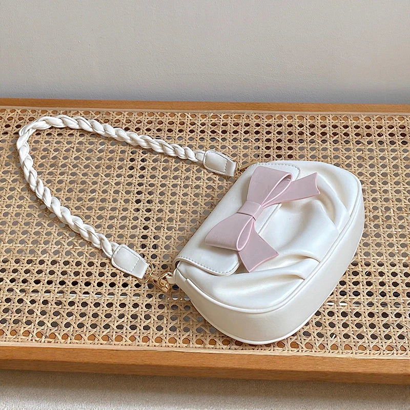 Butterfly Day one-shoulder cross-body PU bag