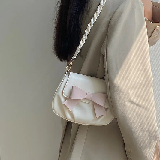 Butterfly Day one-shoulder cross-body PU bag