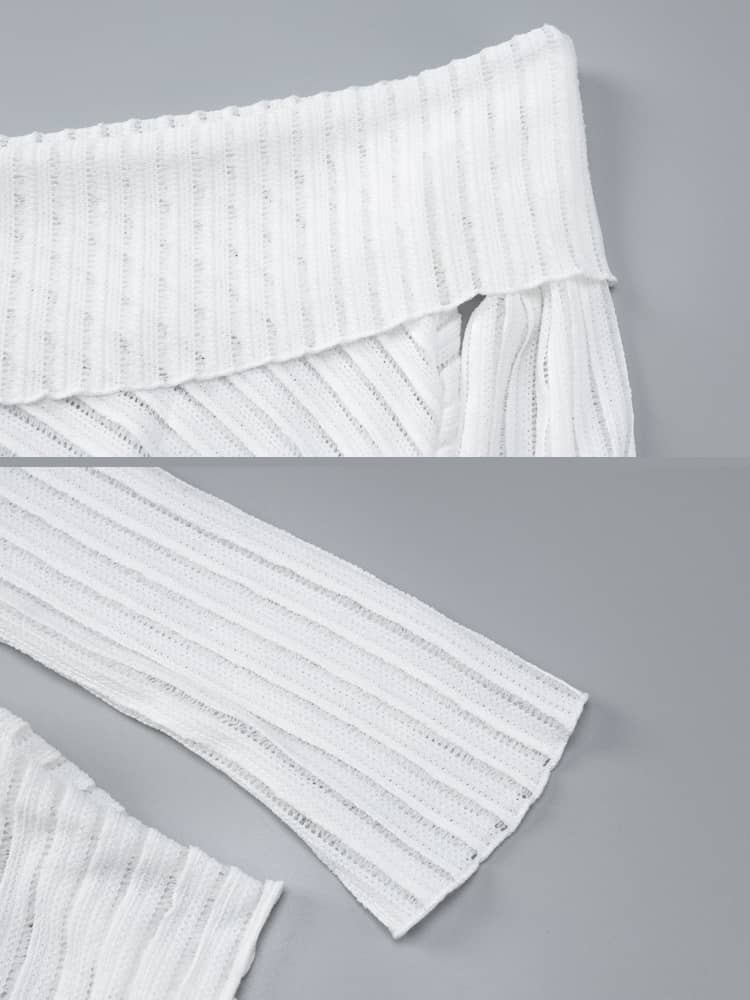 Women's Irregular One Shoulder Long Sleeve Top