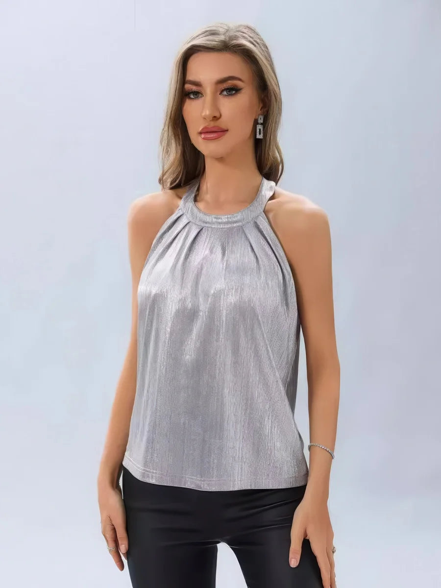 Sleeveless Halter Top for Women
