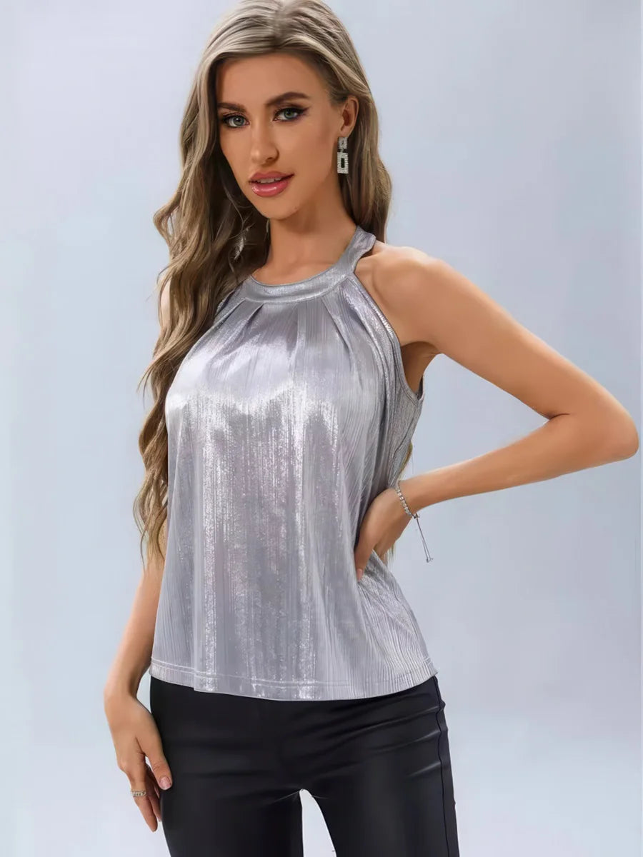 Sleeveless Halter Top for Women