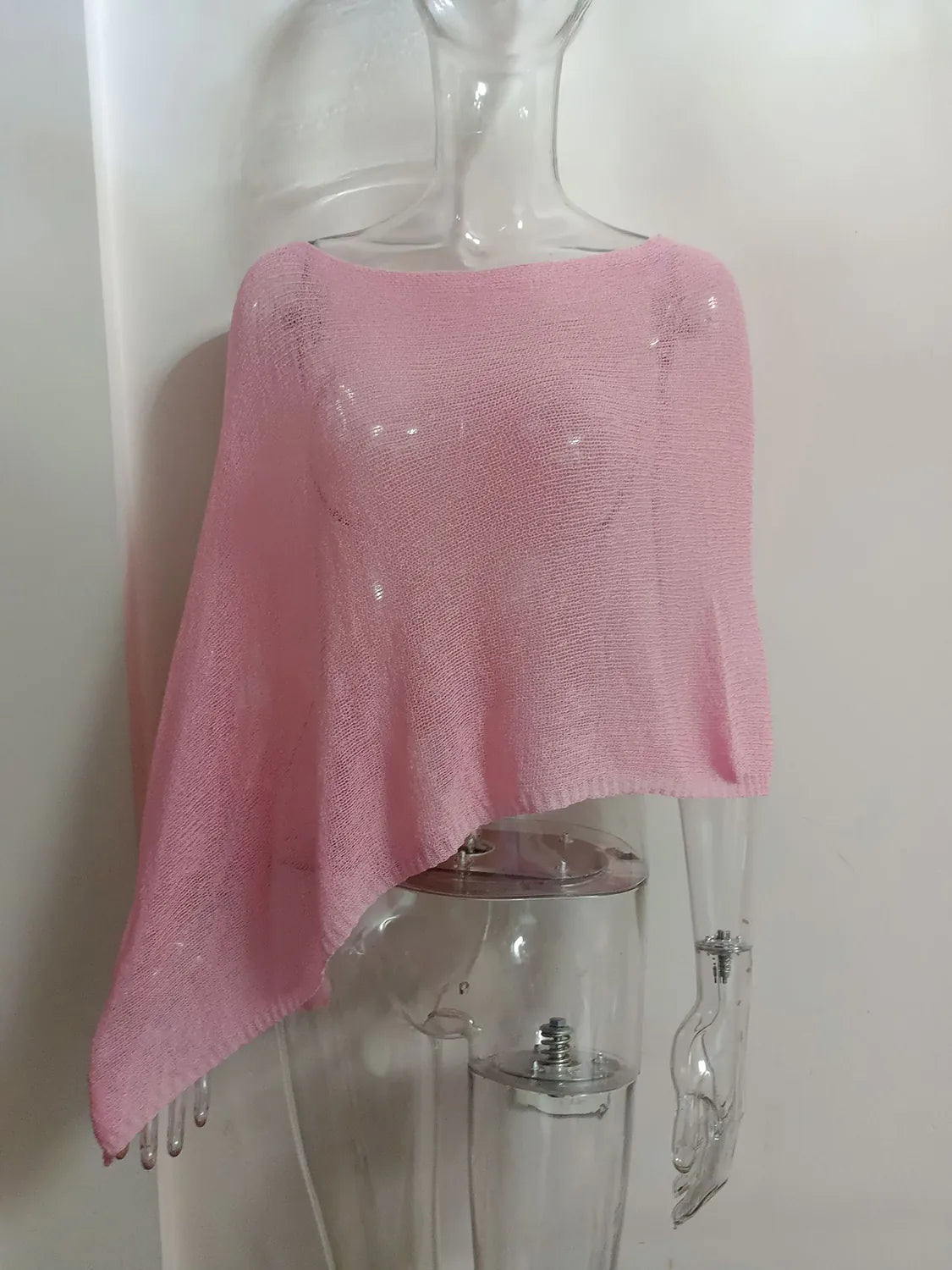 Halter Neck Shawl Top with Multiple Wear Options