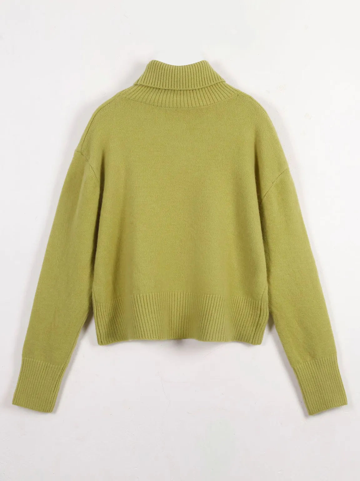 Women's Lazy Style Turtleneck Knit Sweater