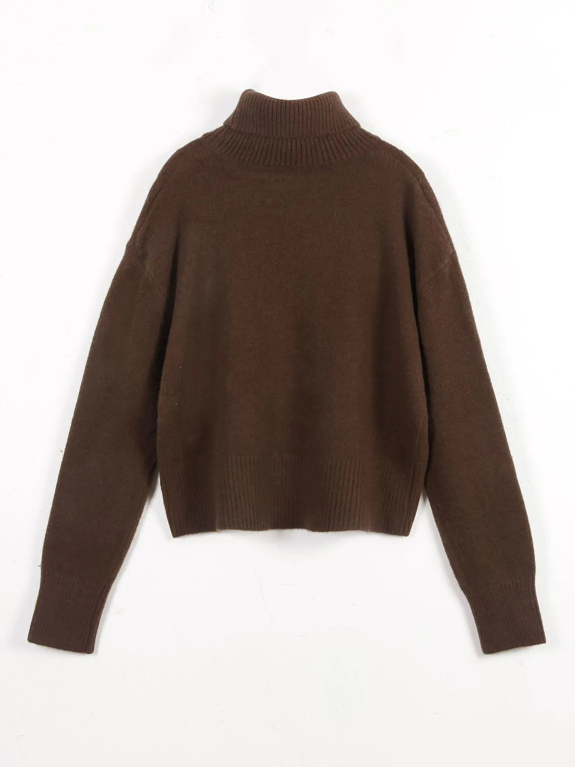 Women's Lazy Style Turtleneck Knit Sweater