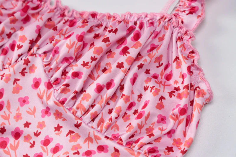 Bohemian Floral Sling Dress