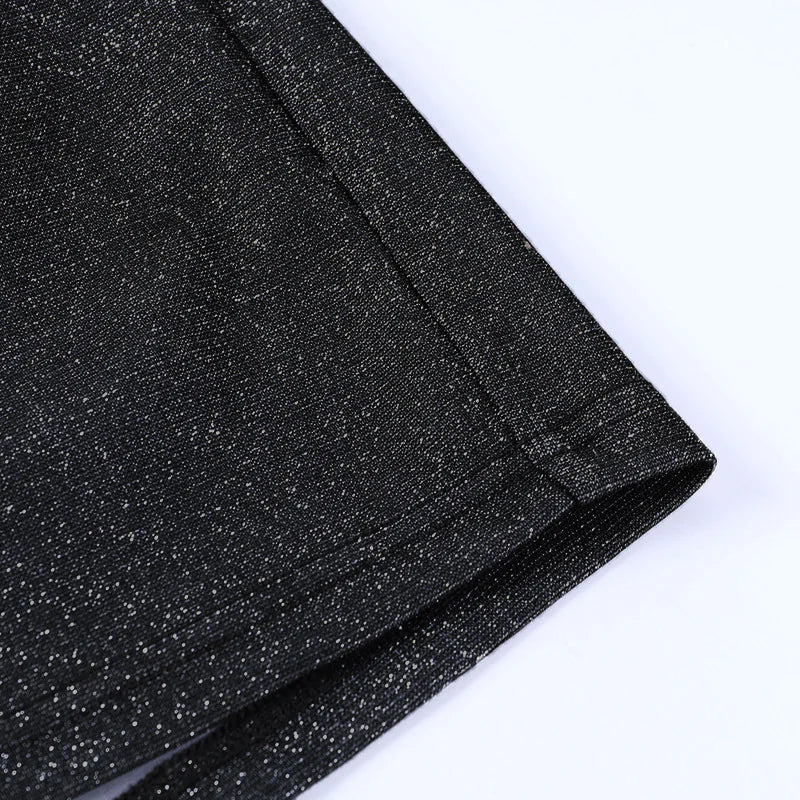 Hip-wrapped backless suspender dress