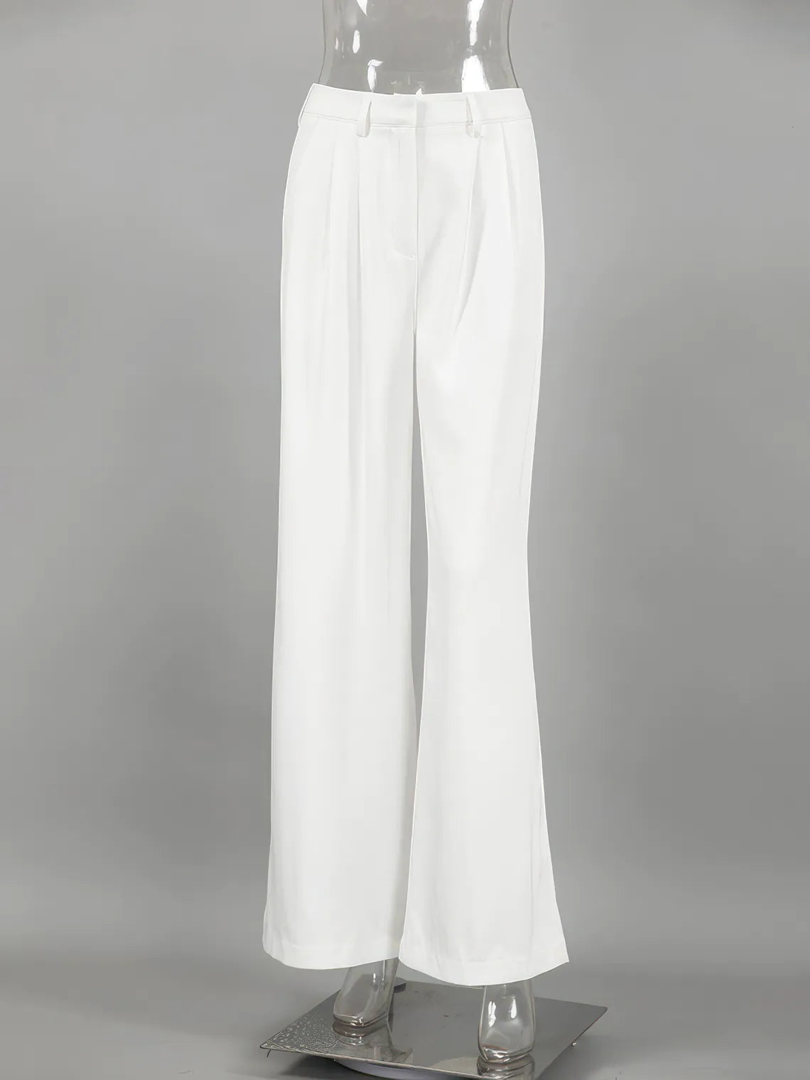 High-Waisted Simple Casual Pants for Women