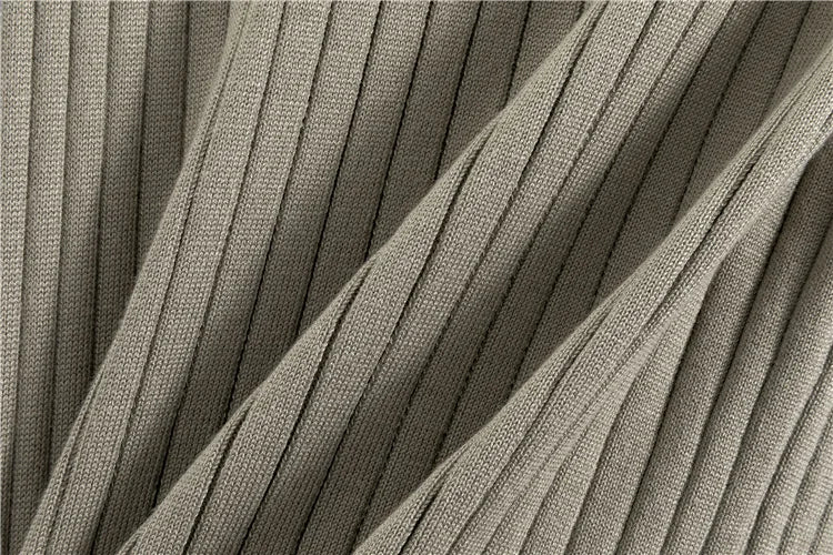 Knitted sleeveless vest sweater cardigan pants three-piece set