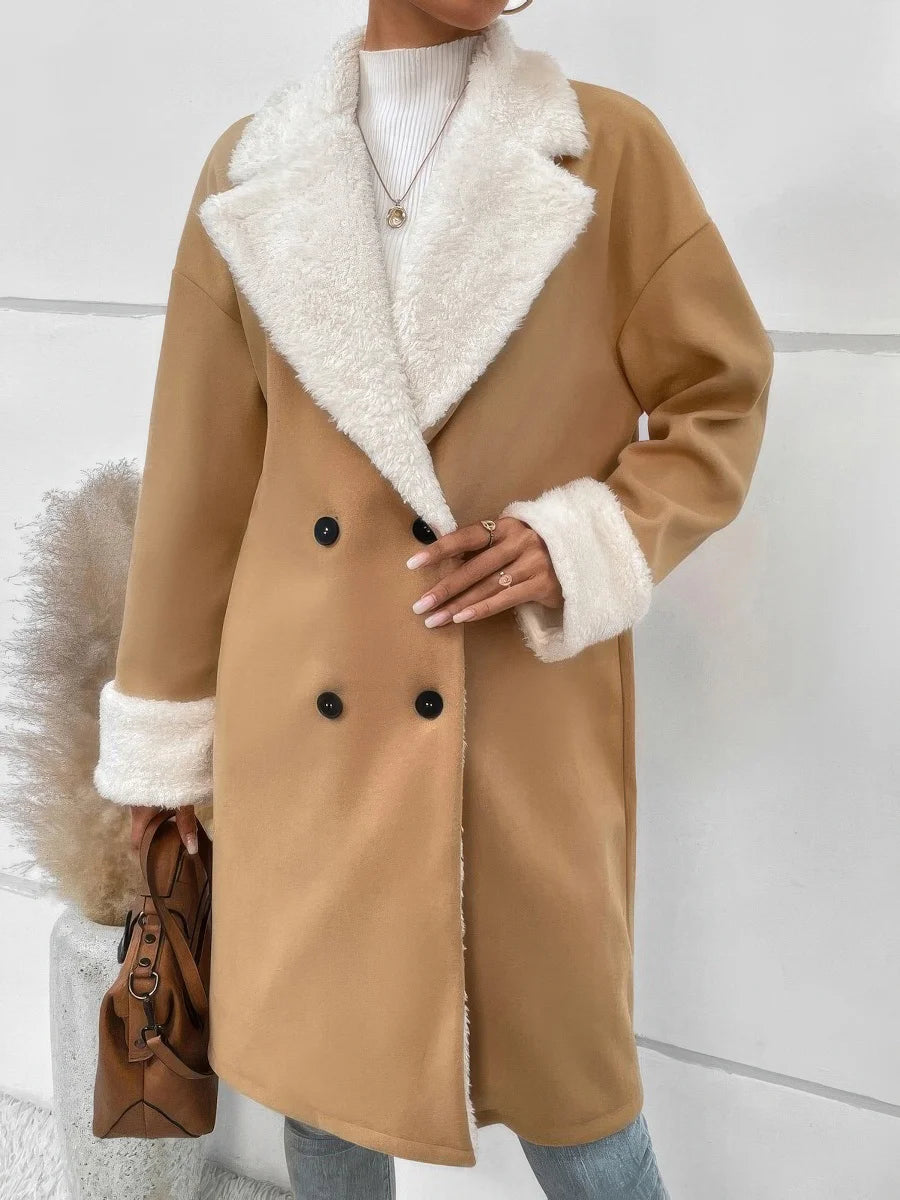 Commuting woolen coat for women