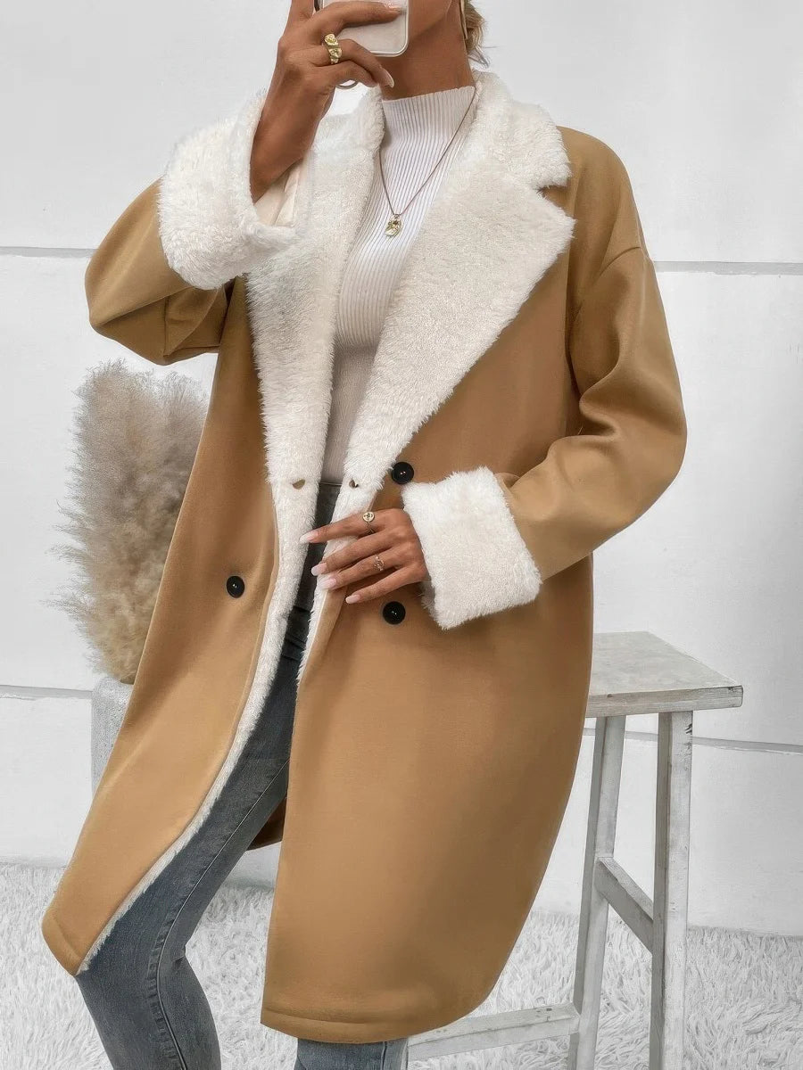 Commuting woolen coat for women