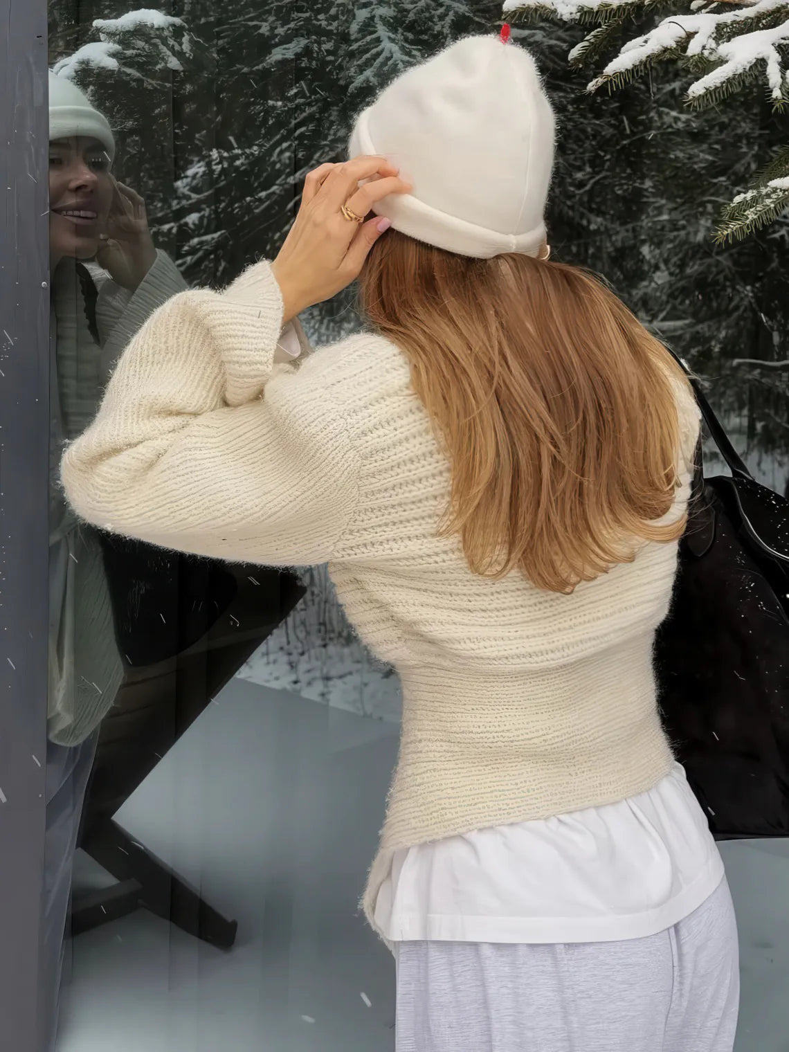 Women's Knitted Cardigan V-Neck Sweater Jacket