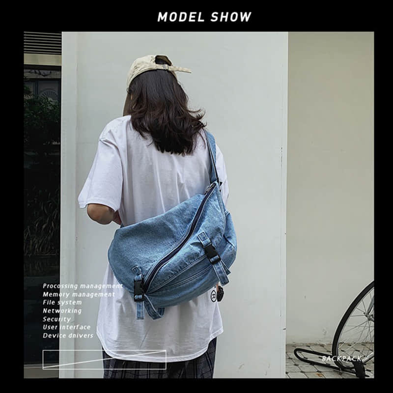 Fashion Practical Jean Tote Shoulder Bag  | IFAUN
