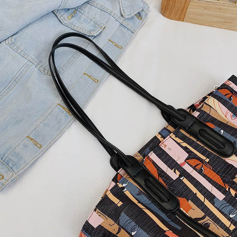 Women's bag large capacity one-shoulder tote bag Oxford fabric large bag  | IFAUN