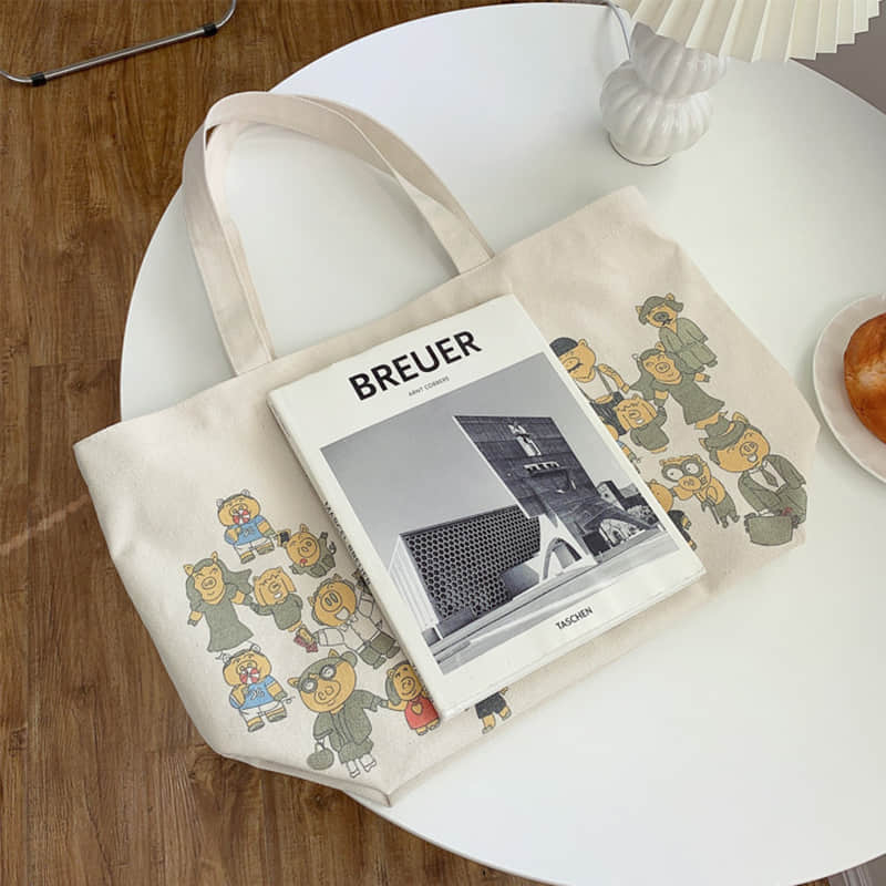 Cartoon anime cloth bag shoulder tote bag  | IFAUN