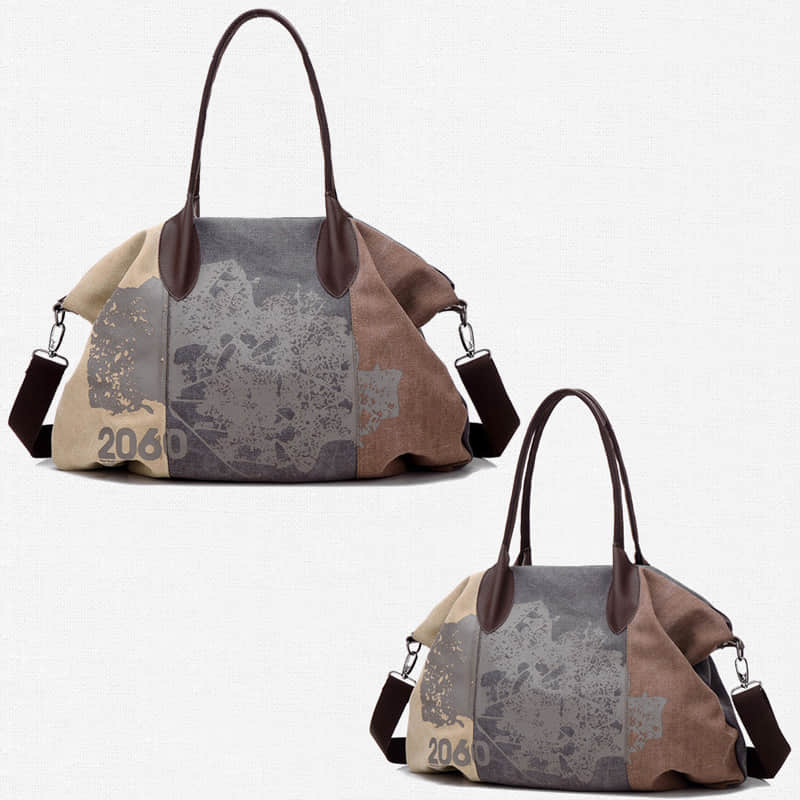 Tote bag single shoulder messenger bag casual lady graffiti big bag  | IFAUN