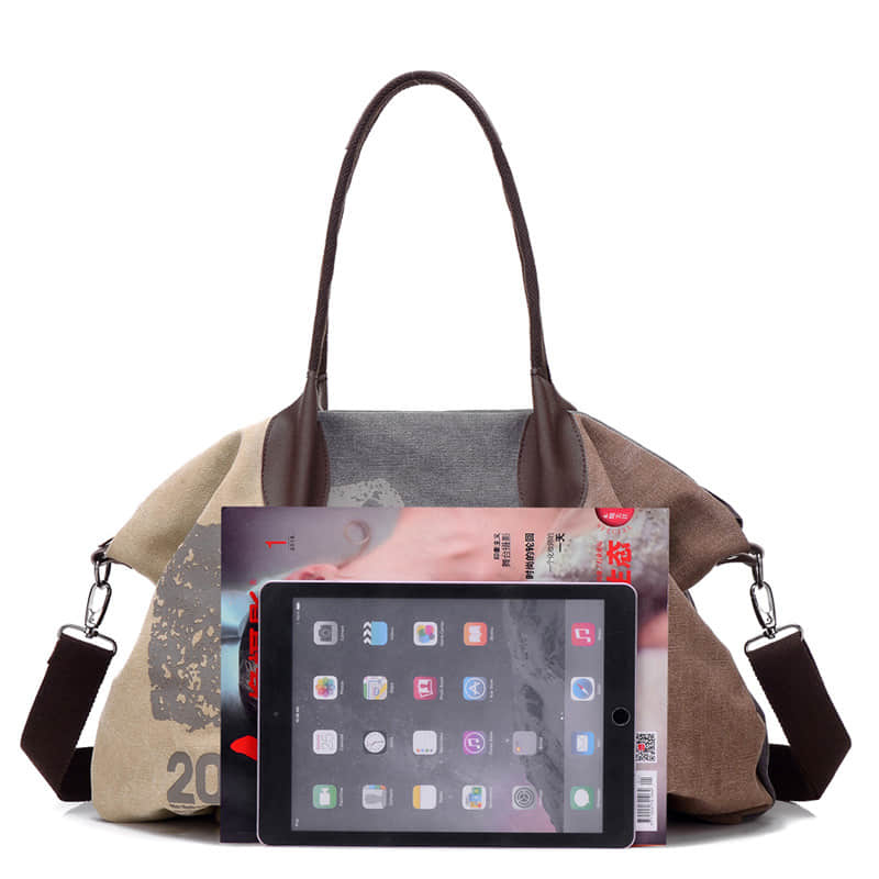 Tote bag single shoulder messenger bag casual lady graffiti big bag  | IFAUN