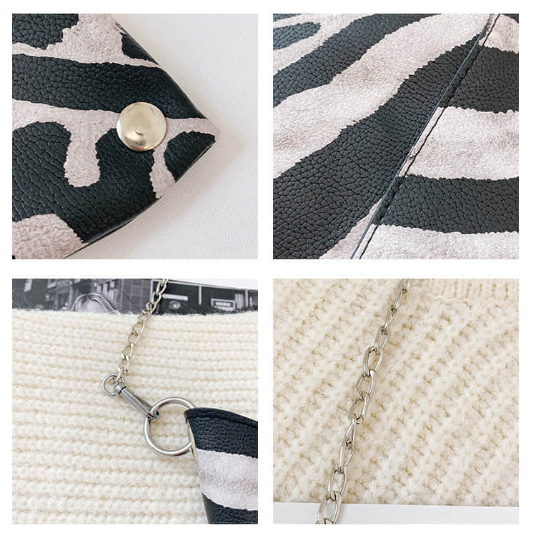 Personalized retro women's bag texture tote bag  | IFAUN