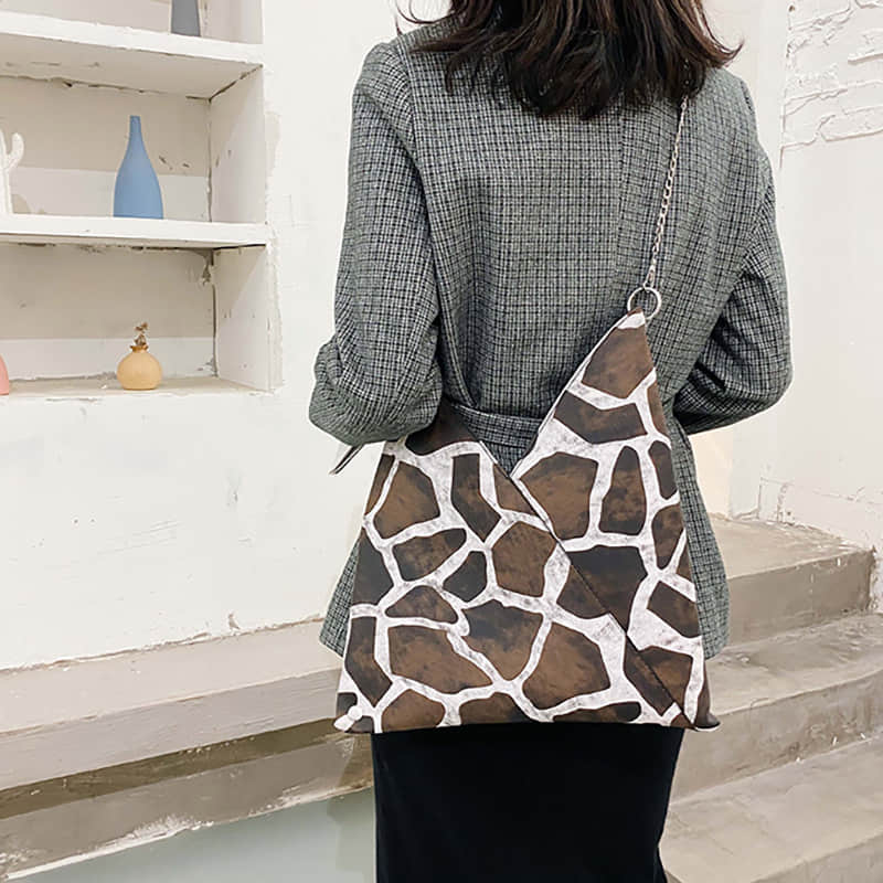 Personalized retro women's bag texture tote bag  | IFAUN