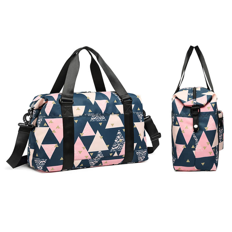 Travel bag women's portable messenger simple and light cute printing tote bag  | IFAUN