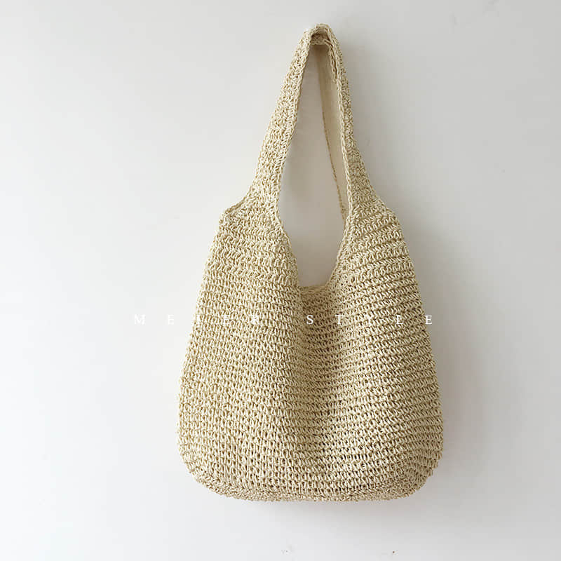 Summer straw woven shoulder bag – IFAUN