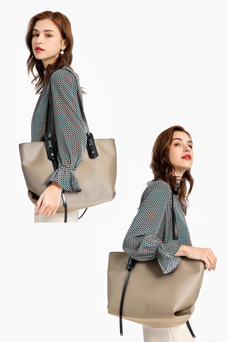 Large capacity messenger bag all-match portable tote bag  | IFAUN