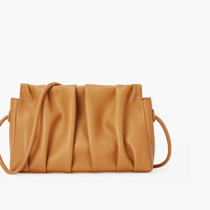 Fashion pleated crossbody bag shoulder bag