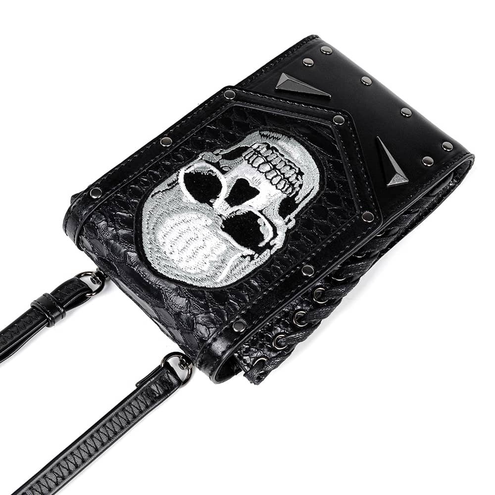 Outdoor skull motorcycle bag shoulder bag