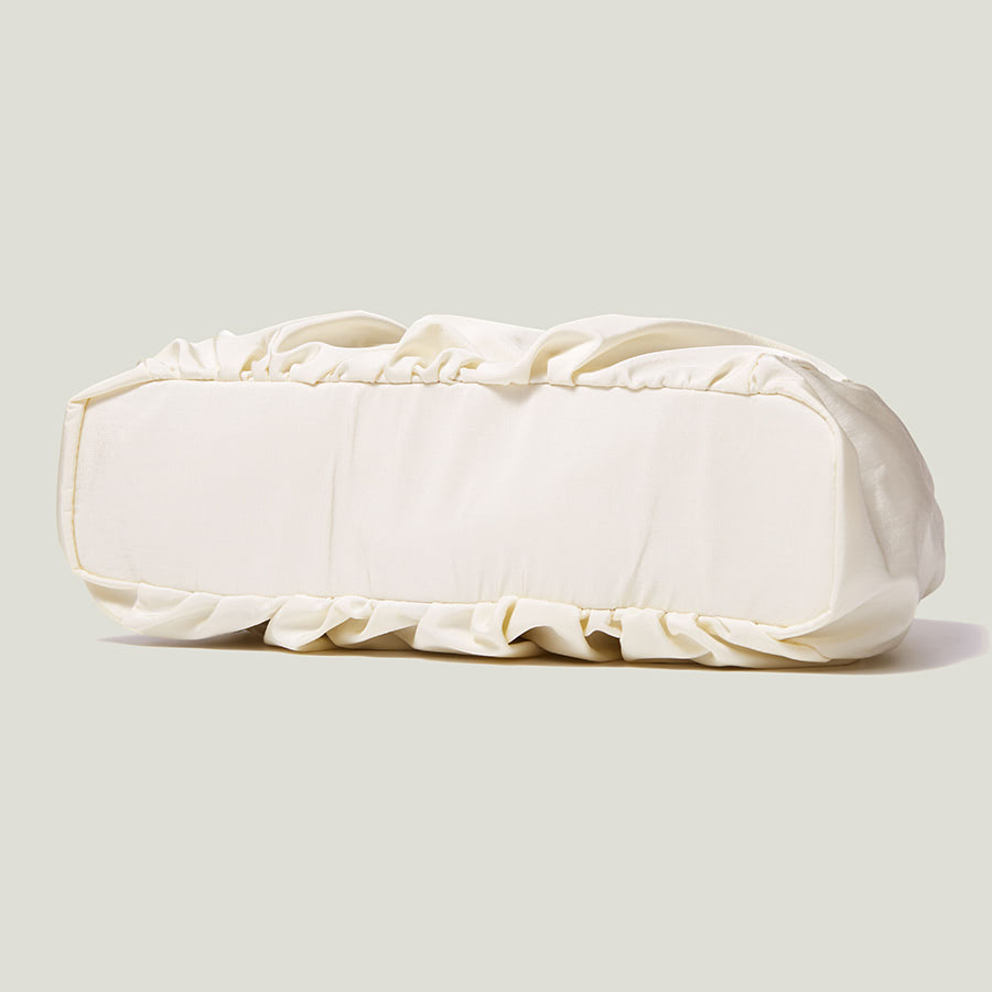 Simple handbag pleated stitching casual underarm bag