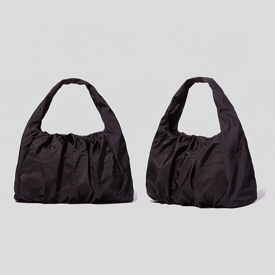 Simple handbag pleated stitching casual underarm bag