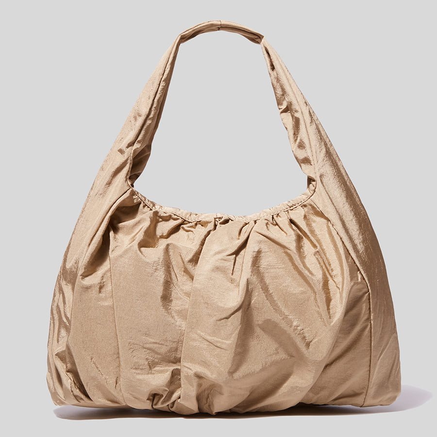 Simple handbag pleated stitching casual underarm bag