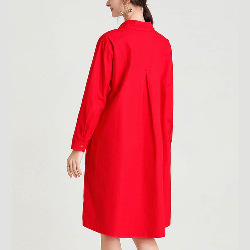 Women's plus size mid-length shirt  | IFAUN