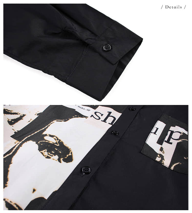 Women's plus size mid-length shirt  | IFAUN