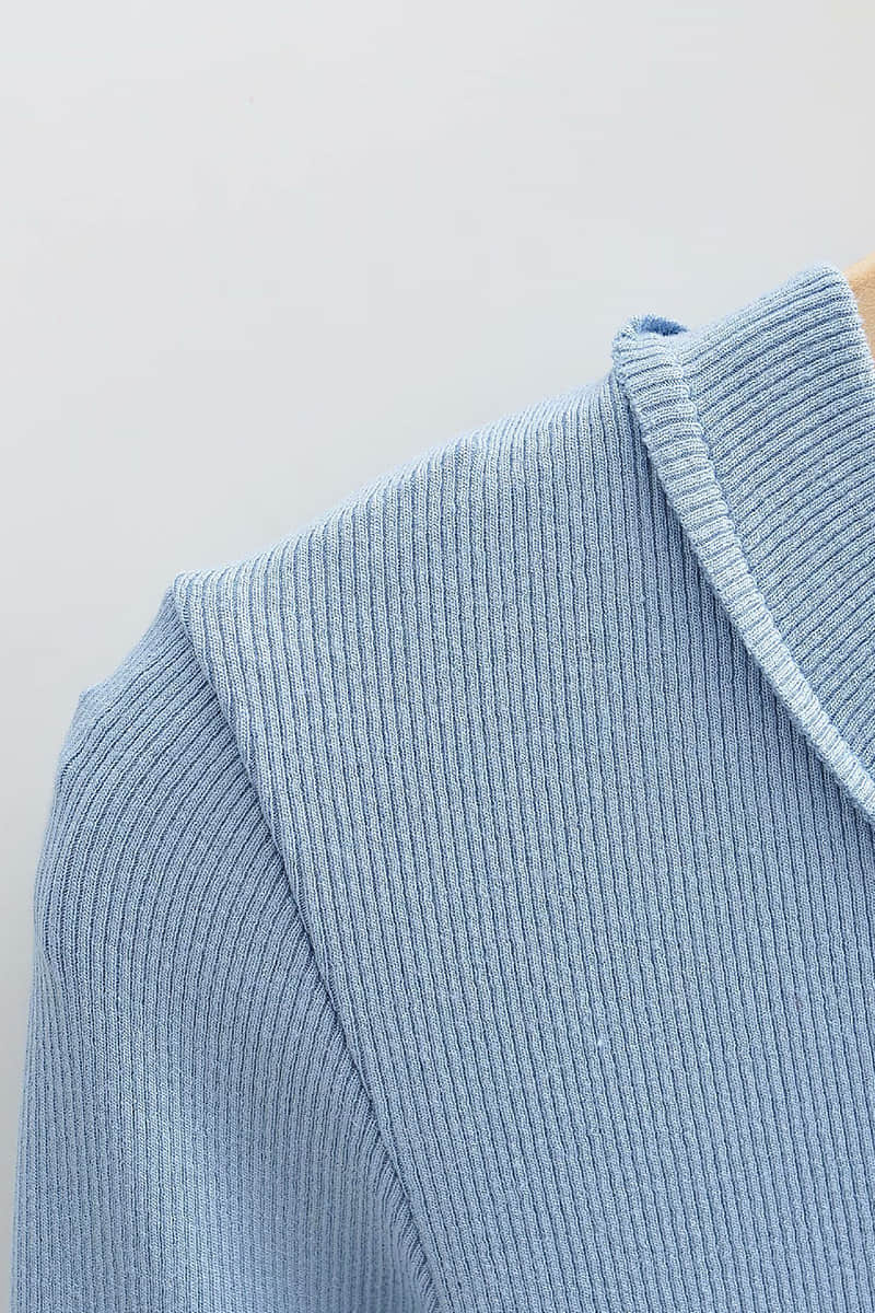 Slim round neck button bottoming shirt long-sleeved T-shirt top  | IFAUN