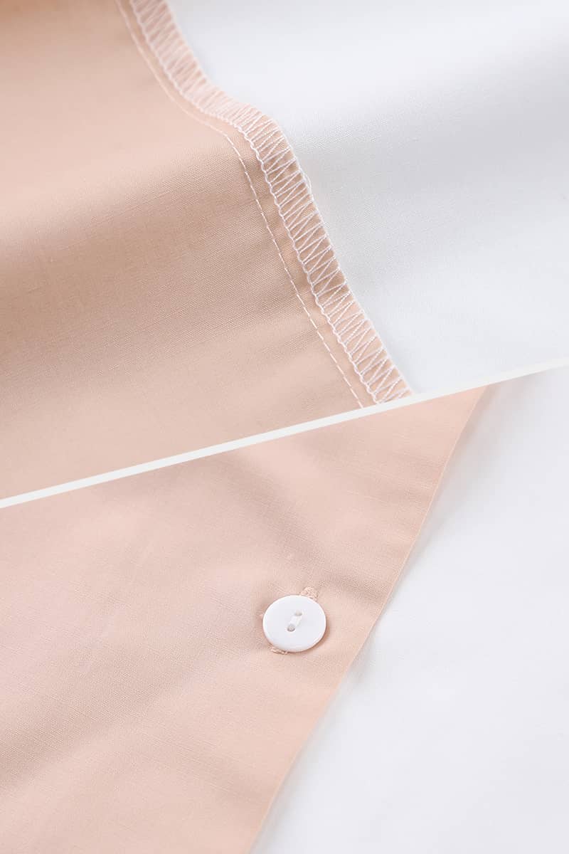 Women's Long-sleeved simple stitching contrast color ladies shirt  | IFAUN