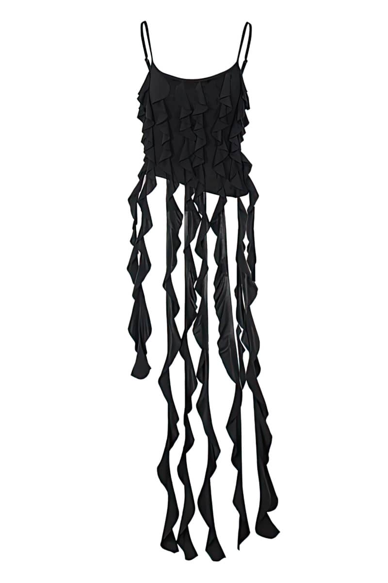 Ruffled Fringed Camisole