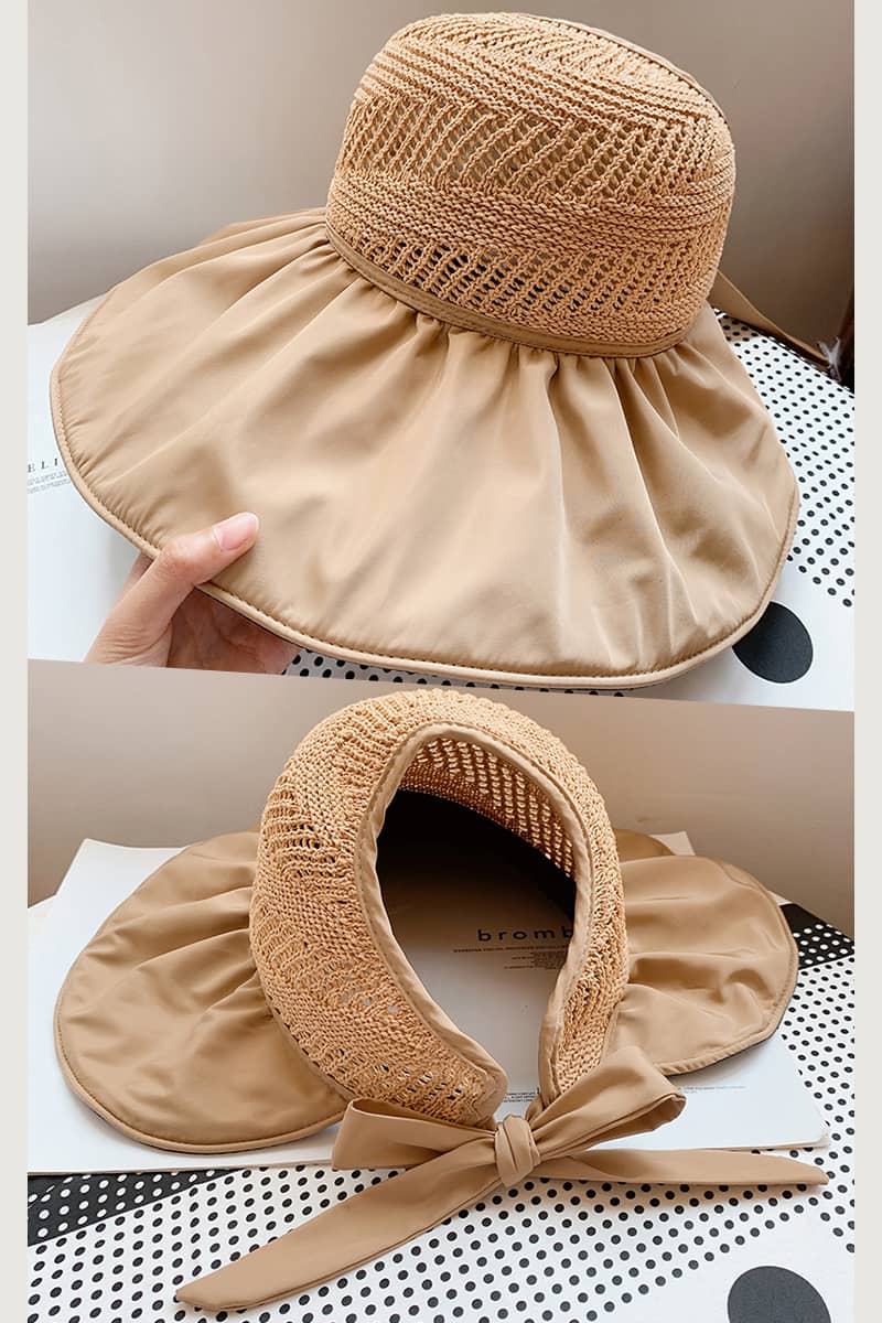 Sun protection vinyl visor hat