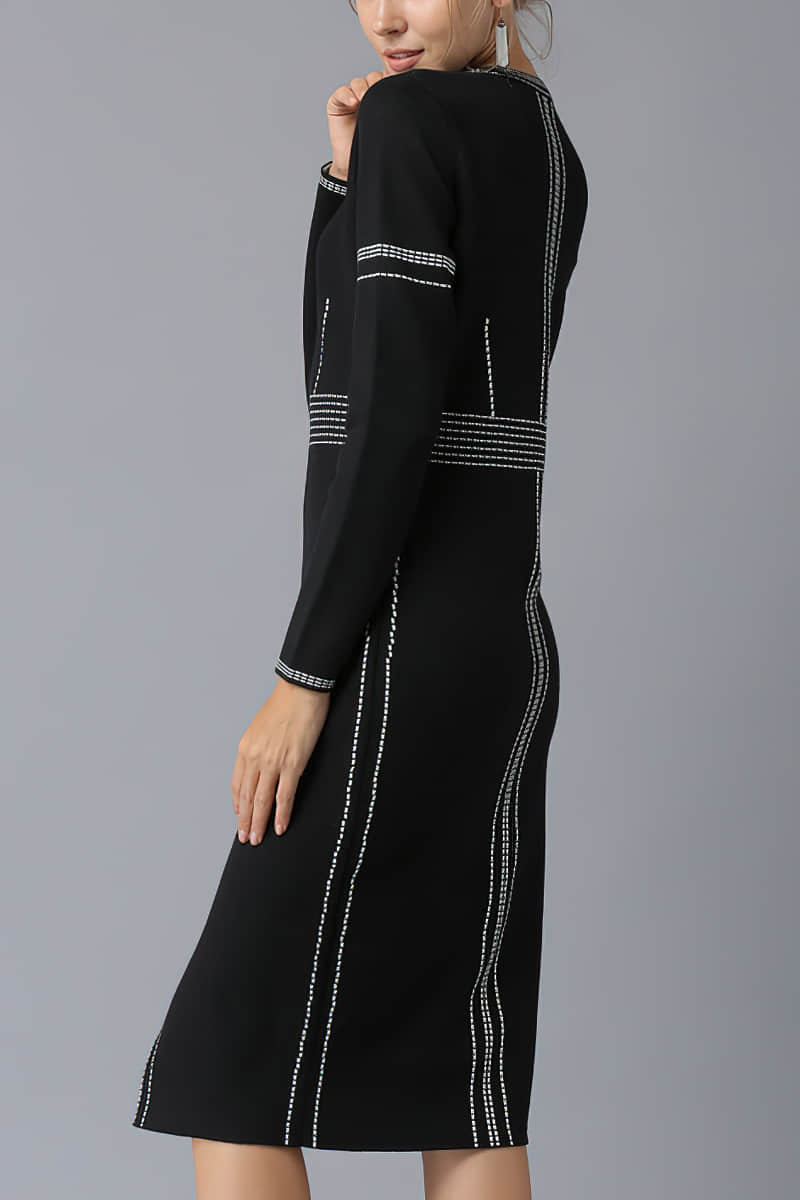 Women's knitted dress mid-length L | IFAUN