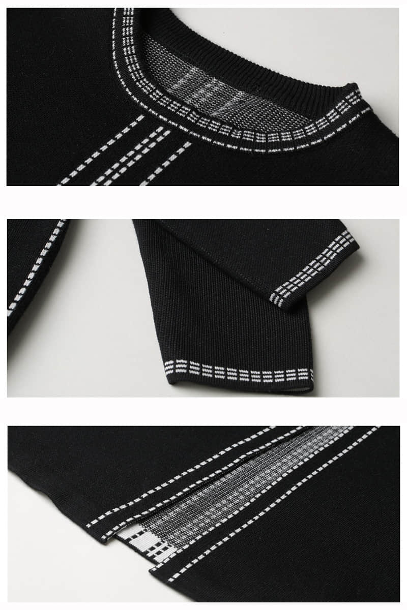 Women's knitted dress mid-length  | IFAUN