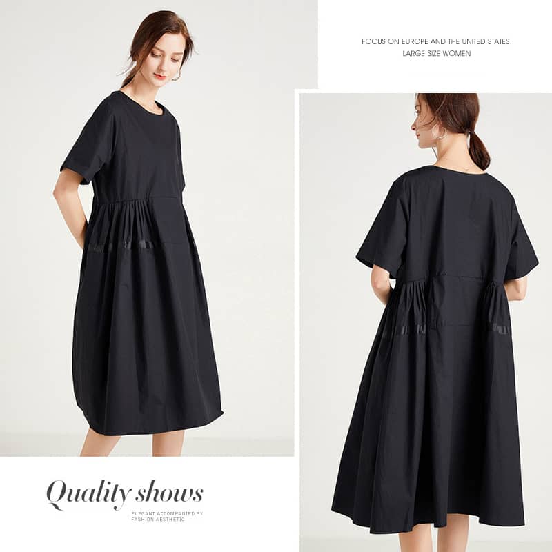 Plus size women's fashion loose dress  | IFAUN